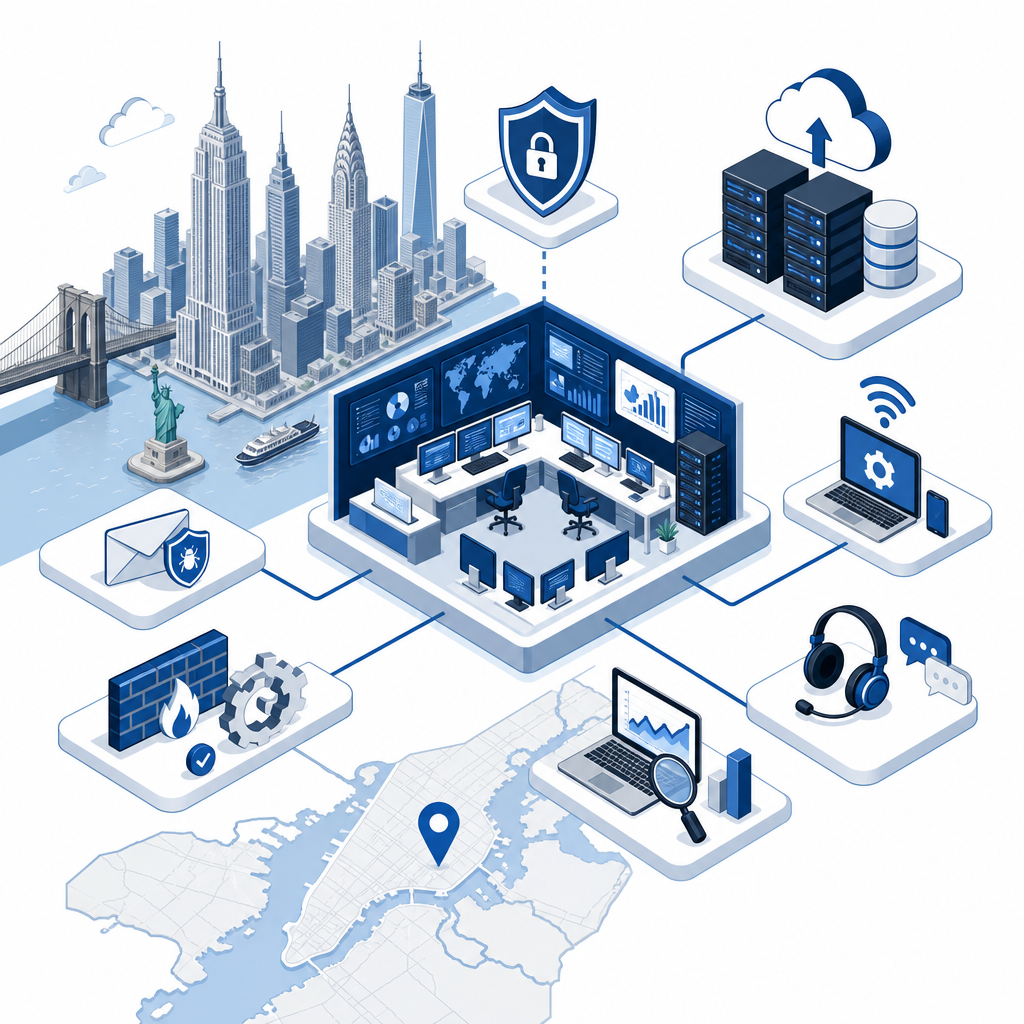 what is managed IT services data illustration